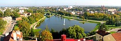 Panorama of Panevėžys downtown