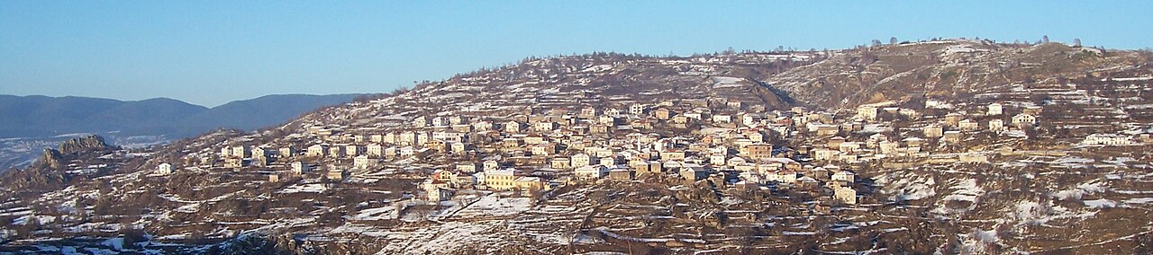Панорамен изглед към село Црънча