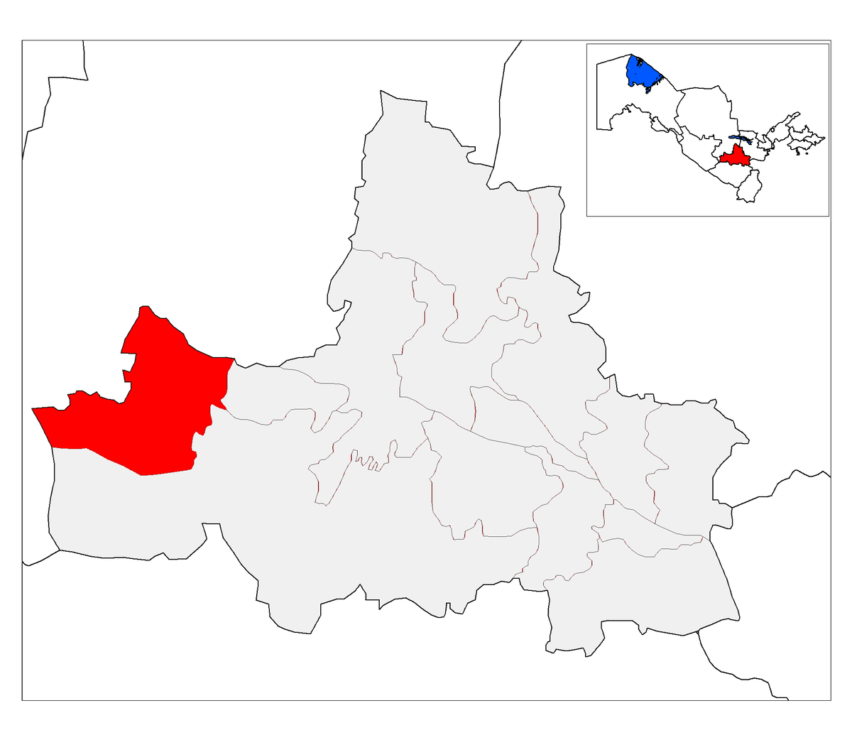 Карта самаркандской области