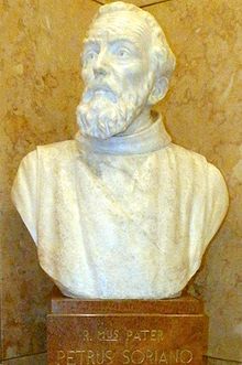 Pedro Soriano's bust, located in the hall of Ospedale San Giovanni Calibita - Fatebenefratelli. Peter Soriano's Bust002.jpg
