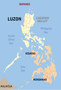 Расположение на Филиппинах 