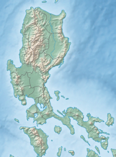 Map showing the location of Agoo–Damortis Protected Landscape and Seascape