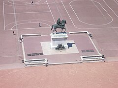 La place Bellecour vue du haut de la grande roue