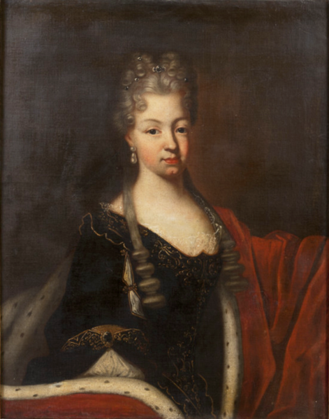 File:Portrait of a Princess of the House of Bourbon, presumably Maria Luisa of Savoy - Racconigi.png