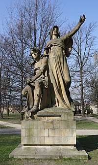 Praha, Vyšehrad, Přemysl a Libuše (2012).JPG