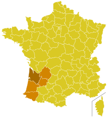 Province ecclésiastique de Bordeaux.svg