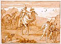 Punchinello Riding a Camel by Domenico Tiepolo.jpg