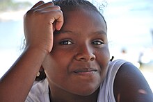 Ragazza di Punta Maldonado, Guerrero.