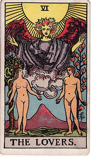 <span class="mw-page-title-main">The Lovers</span> Tarot card of the Major Arcana