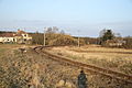 Čeština: Železniční trať 243 u Dědic, okr. Třebíč. English: Railway line 243 near Dědice, Třebíč District.