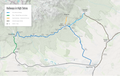 Railways in High Tatras map en.svg