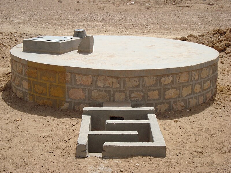 File:Rainwater harvesting tank, India.jpg