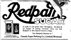 A Redpath Sugar advertisement. Redpath Sugar newspaper ad.png