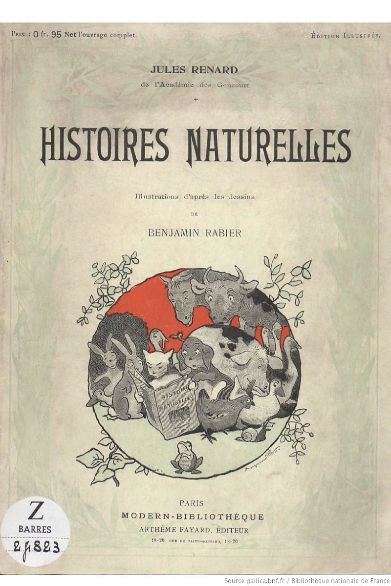 Jules Renard Histoires Naturelles Wikiversite
