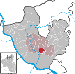 Läget för Rengsdorf i Landkreis Neuwied