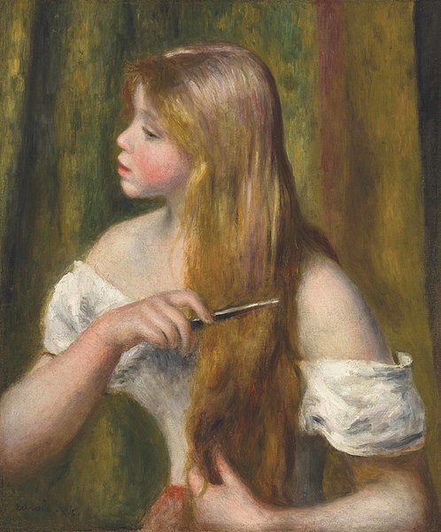File:Renoir - Jeune fille se peignant (La Toilette), 1894.jpg