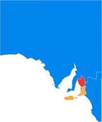 Resultaten van de Australische federale verkiezingen, 2016 in Zuid-Australië.png