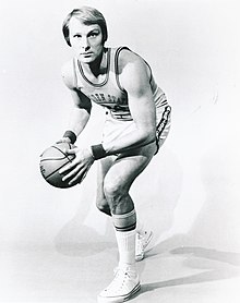 Rick Barry's #24 jersey was retired by the Hurricanes in 1976 Rick Barry 1972 publicity photo.JPG