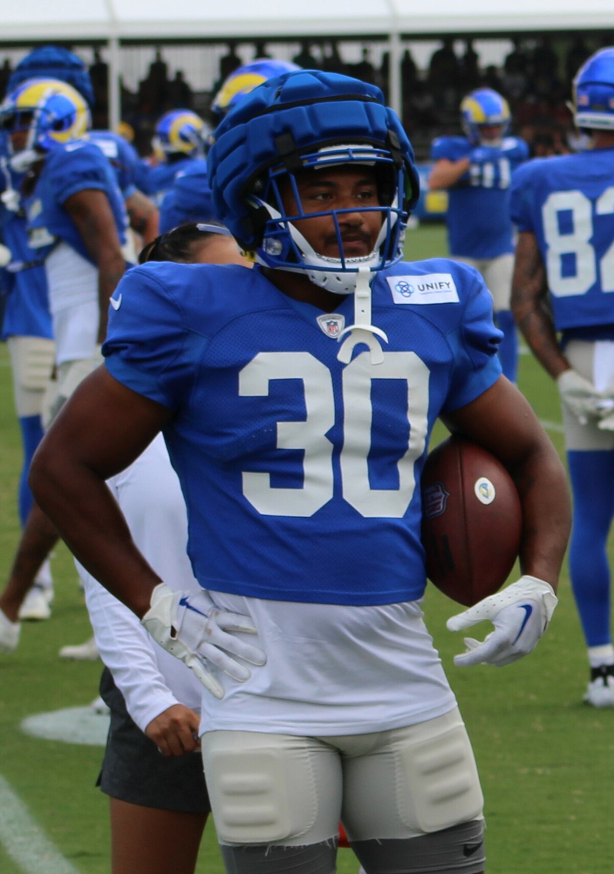 Running back Ronnie Rivers of the Los Angeles Rams prior to a NFL News  Photo - Getty Images