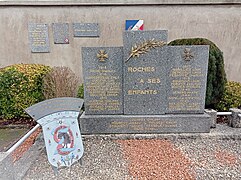 Le monument aux morts de tous les conflits.