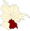 Расположение Roma Municipio IX map.svg