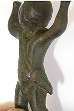 Thumbnail for File:Roman figurine, male with dagger. (FindID 150375).jpg