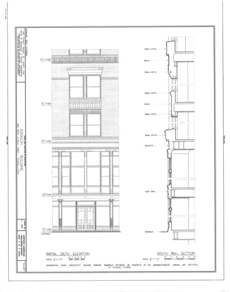 File:Rookery Building, 209 South LaSalle Street, Chicago, Cook County, IL HABS ILL,16-CHIG,31- (sheet 6 of 8).tif