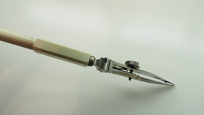 Ruling pen made in the early 1980s.