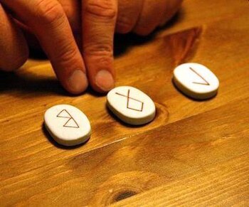 Picture of Runes used in Fortune Telling