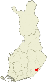 Localização de Ruokolahti na Finlândia