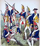 Ryska grenadjärer och musketerare 1762.