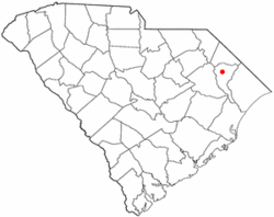 Location of Marion in South Carolina
