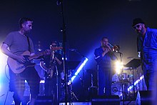 Rick Anderson, Dan Nelson, Matt Boehme, and Rod Middleton performing in 2012. SHS members performing.jpg