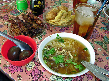 Iced tea as served with Indonesian food