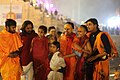 Sadhus and young monks during Devdeepawali Aarti in Benaras 2023 39