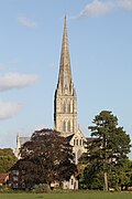 Salisbury Cathedral – tallest spire of the 13th century and tallest masonry spire ever built.