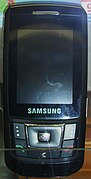 Samsung D900, standard slider