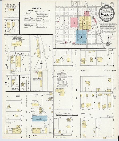 File:Sanborn Fire Insurance Map from Faulkton, Faulk County, South Dakota. LOC sanborn08231 004-1.jpg