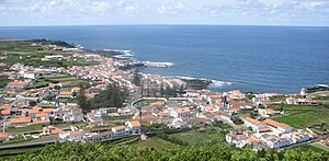 A principal cidade de Santa Cruz da Graciosa