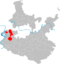 Situació de Schwetzingen dins del districte de Rhein-Neckar