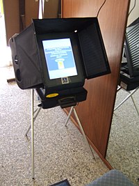 Voting Machine: Machine used to vote in elections