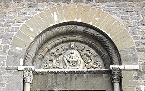 La seu de Manresa - Porta romànica