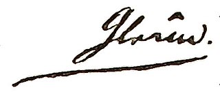signature de Johann Wilhelm Ludwig Gleim