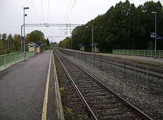 <span class="mw-page-title-main">Siuntio railway station</span> Railway station in Siuntio, Finland