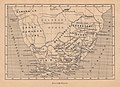 Karte des Südlichen Afrikas (1885) mit Eintragung „Frei-Kaffer-Ld.“ für die Transkei