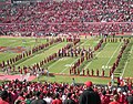Spirit of Houston Cougar Marching Band during a pre-game show at Robertson Stadium