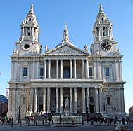 St Paul's Cathedral, west front
