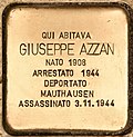 Stolperstein für Giuseppe Azzan (Sagrado).jpg