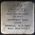 Stolperstein für Emma Löwenstein (Zülpicher Platz 4)