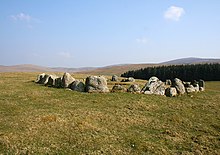 Stone circle on Moel Ty-uchaf - geograph.org.uk - 385370.jpg